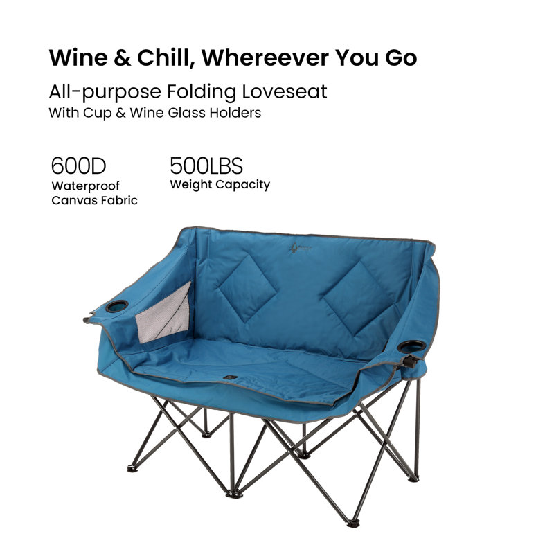 Folding Camping Chair, Blue
