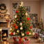 25 pièces de boules de Noël pour arbre de Noël, fête, mariage