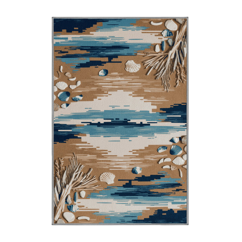  Tapis bord de mer lavable Beach Tech, Tapis de couloir 2 pi x 4 pi
