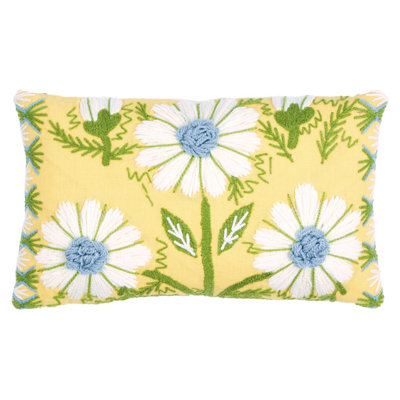 Marguerite Embroidery Pillow