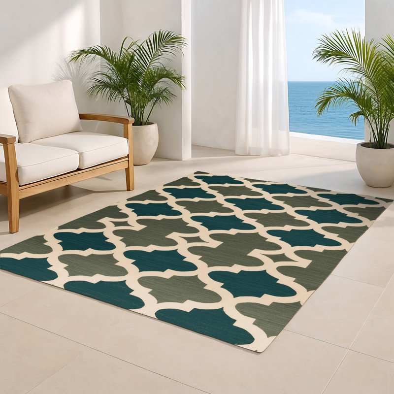 Tapis vert intérieur et extérieur Trellis, Rectangulaire 2 pi x 3 pi