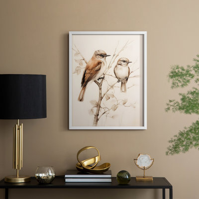 «Vintage Animal Print», reproduction encadrée LII