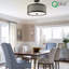 Plafonnier semi-encastré 1 lumière DEL 16 po-53161362