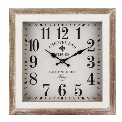 Fontaines Wall Clock
