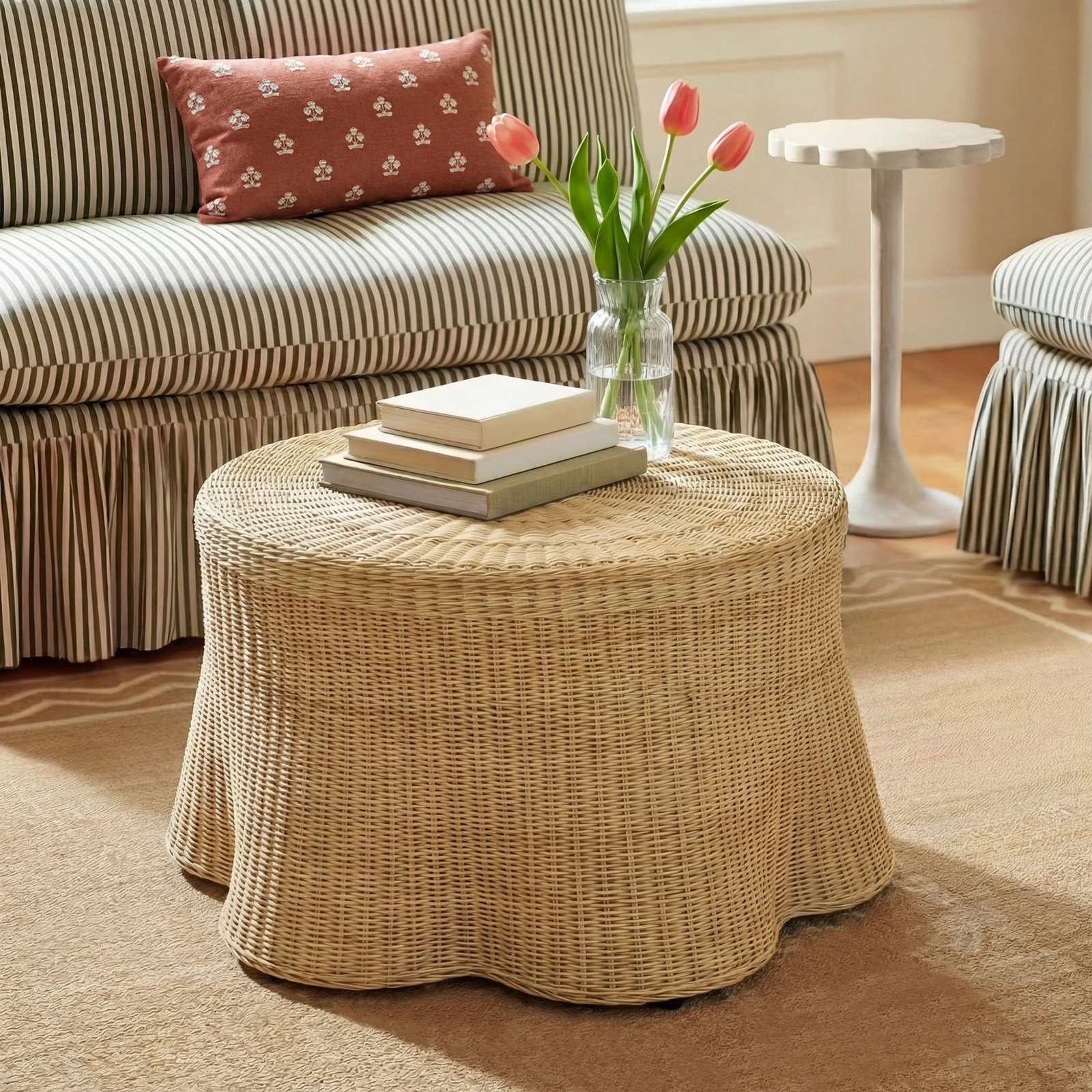 Cabo 33" Woven Coffee Table