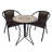 BRAVA BISTRO 60cm Mosaic Table with San Remo Chair Garden Set