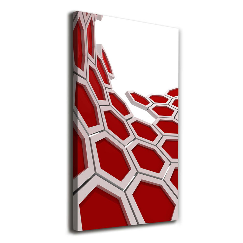3D Abstraction - Wrapped Canvas Print