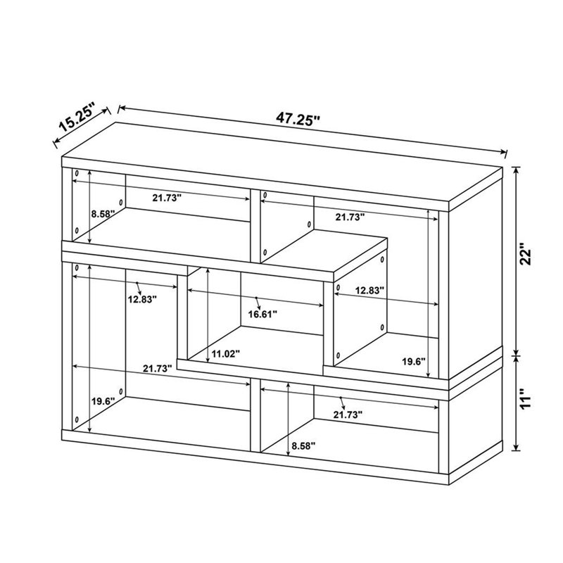 White Convertible Bookcase & Tv Rack - Versatile Attractive Design, And Particle Board Cabinet Spacious Modern,