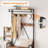 Solid Wood Coat Rack, Hall Tree With Bench And Shoe Storage Parent-Child Coat Rack Shoe Bench-122875281
