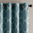 Saratoga Fretwork Print Grommet Top Single 50x95" Window Curtain Panel-1477263149-1477263151