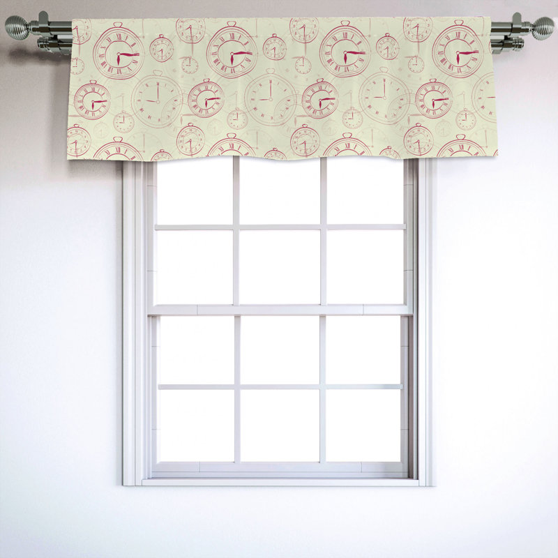 Sateen Ruffled Window Valance