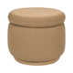 Enoki 21" Wide Round Storage Ottoman with Storage