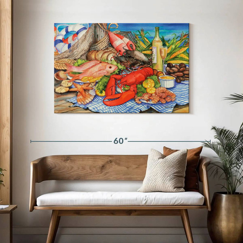 Yarlin Seafood Platter, 30" H x 45" W