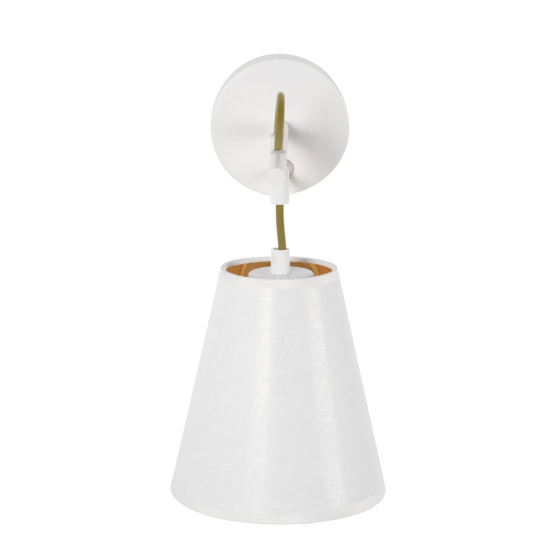 Diyadin Armed Sconce, White