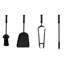 Belvoir Iron Fireplace Tool Set