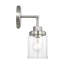Amiliano Bathroom Bedroom Wall Fixture With Clear Shade-112737951-112737950-112737954
