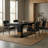 Ravenko Mahogany Solid Wood Top Dining Table