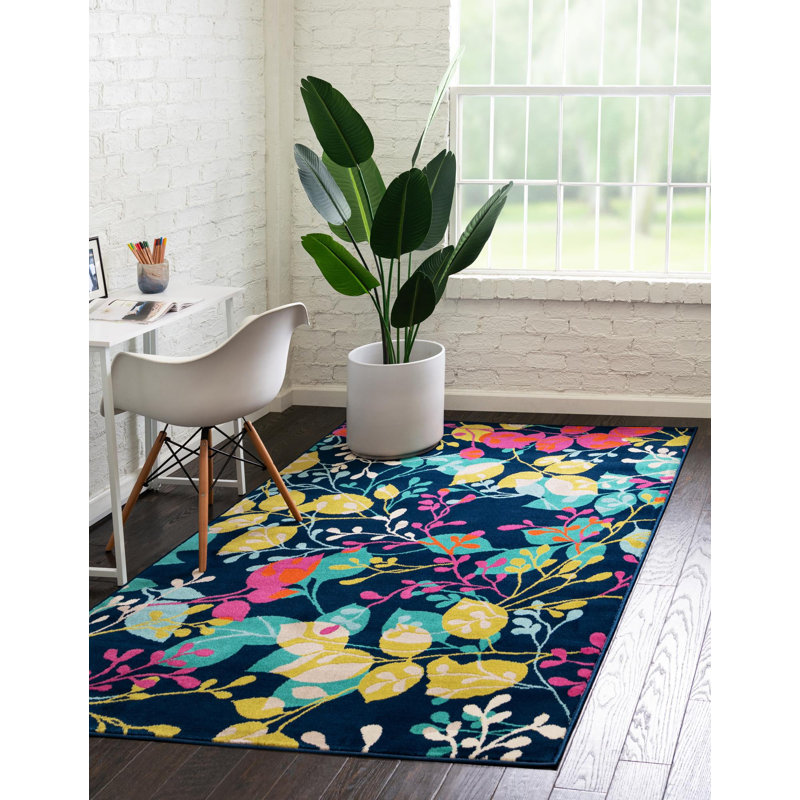 Analiese Floral Indoor Rug, Rectangle 7'10" x 10'