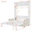 Lit escamotable double pleine grandeur avec coussin