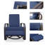 Chaise longue pivotante en osier pour l'extérieur, modèle de base pivotant à 360 ° avec coussin de siège imperméable-325745782