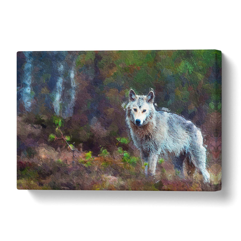 Lone Wolf - Wrapped Canvas, 40.6 cm H x 61 cm W
