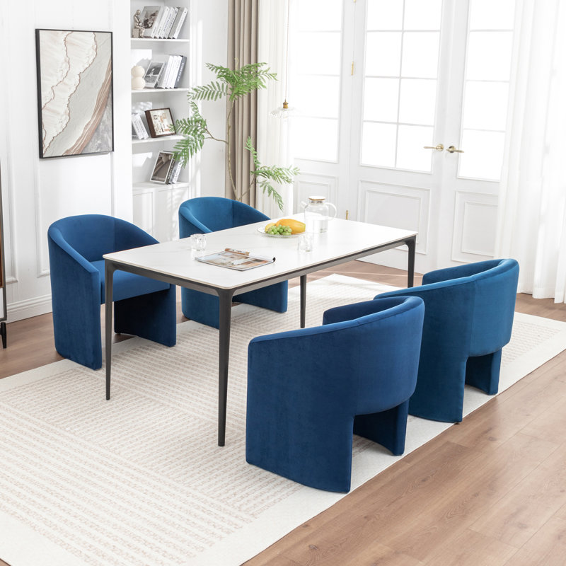 Chaise rembourrée Halley, Marine