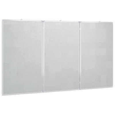 Vidaxl Magnetic Whiteboard Foldable 150X100x1.7 Cm Aluminium
