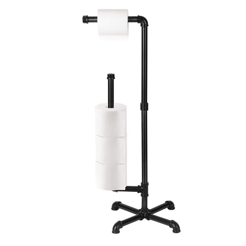 Porte-papier hygiénique sur pied pour salle de bain