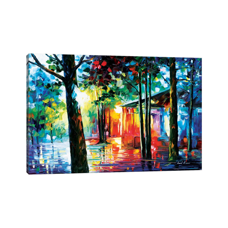 Sunlight In The Drops by Leonid Afremov - Painting on Canvas, Wrapped Canvas, 66.04 cm H x 45.72 cm W x 3.175 cm D