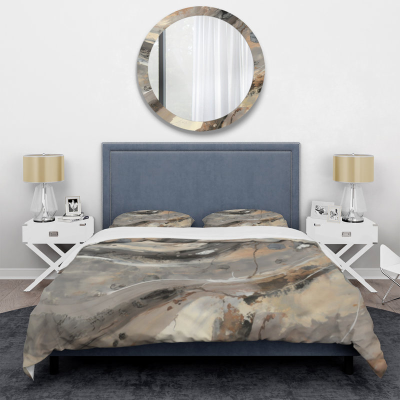 Ensemble de housse de couette en microfibre / polyester Morning Effervescence III