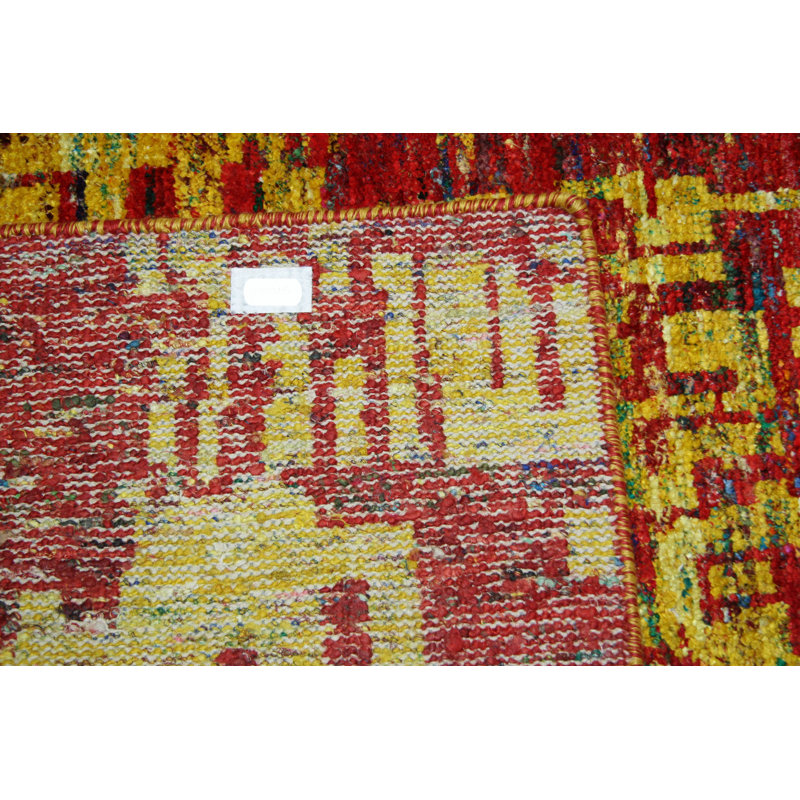 Grunge One-of-a-Kind 8'7" X 12' New Age Viscose Area Rug in