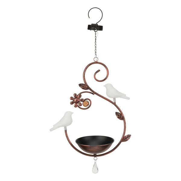 Regal Art & Gift Illuminate Solar Hanging Birdfeeder - Bird | Wayfair