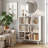 Modern 8-Cube 3-Tier Open Bookshelf-1187334300