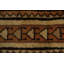 Tapis turc classique de style Gabbeh 3 x 5 avec une élégance géométrique distinctive