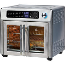 OVENTE Air Fryer Toaster Oven Combo,1700W Power & Free Accessories