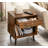 Vansant 1 - Drawer Nightstand with Drawer and Open Compartment, Solid Wood Legs-964602022