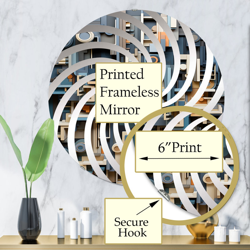 Circle Mirror, 31.4" x 31.4"