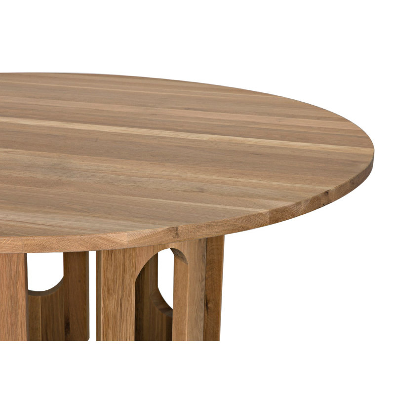 Kirill Round Solid Oak Dining Table