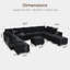 Canapé modulaire rembourré en velours Kandle-1852933578