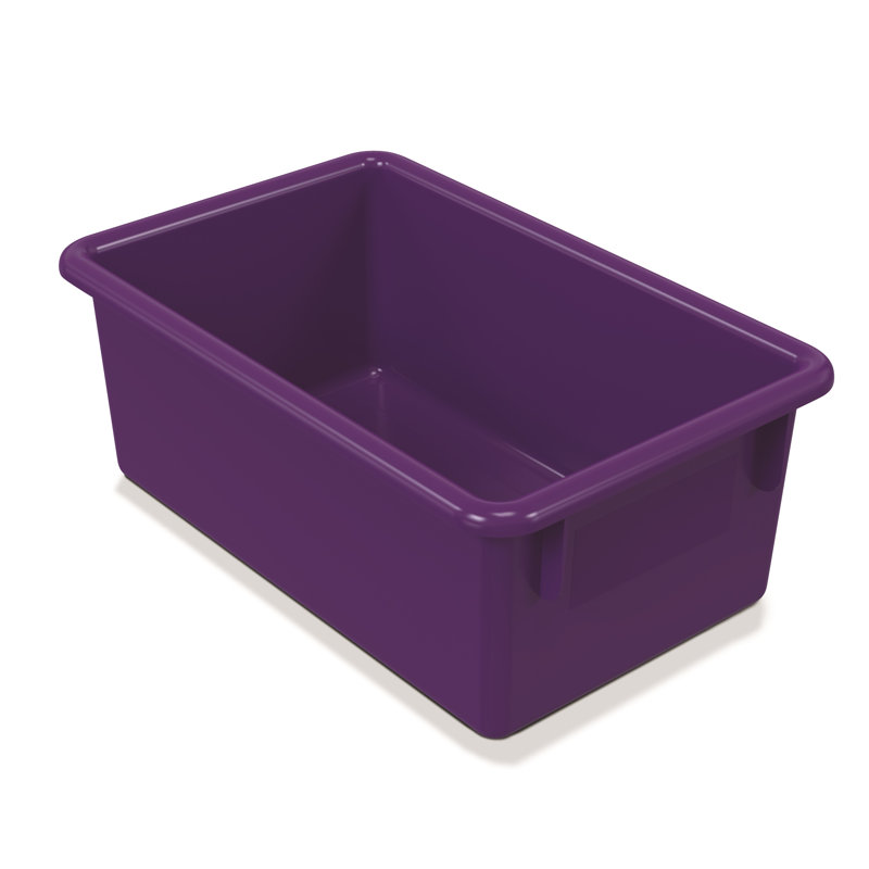 Stackable Cubby Bin, Purple