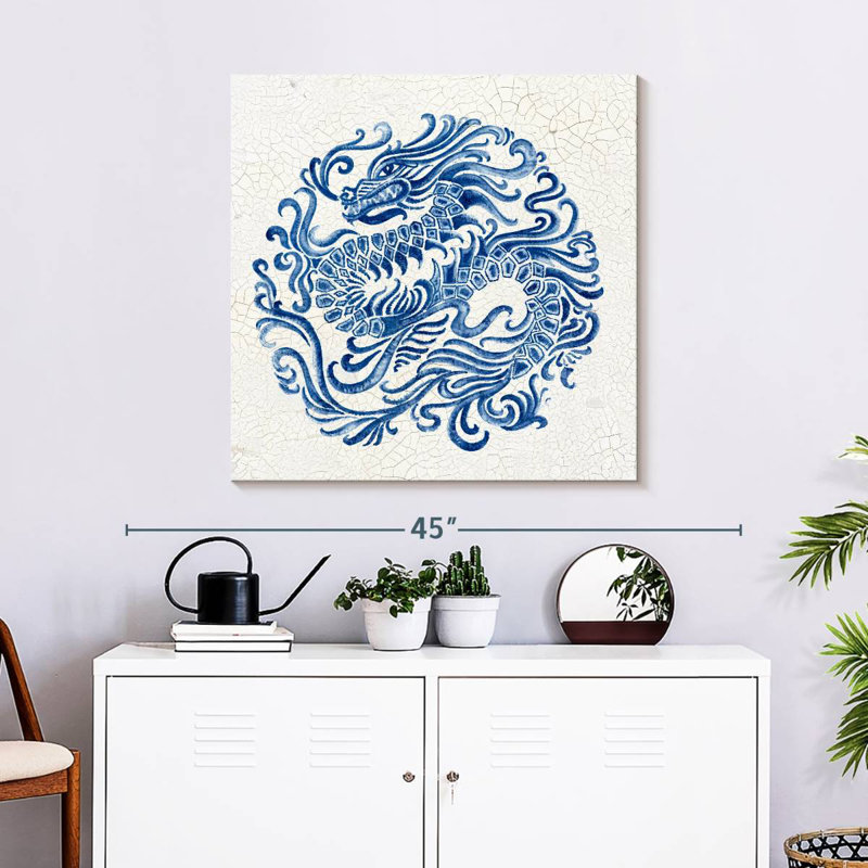 Brampt Chinese Porcelain II, 30" H x 30" W