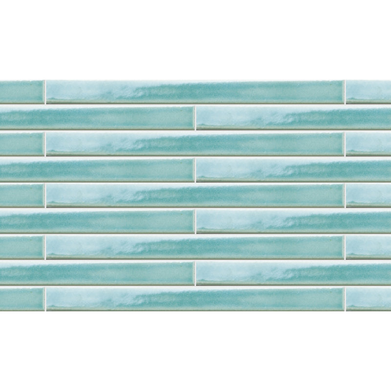 Arcaico Listello/Border Tile, Light Blue