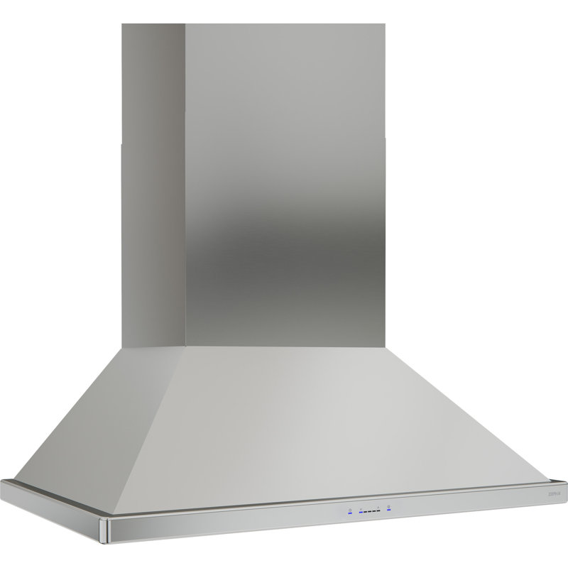 Core Zephyr 36" 1200 CFM Wall Mount Range Hood with LED Light in Stainless Steel