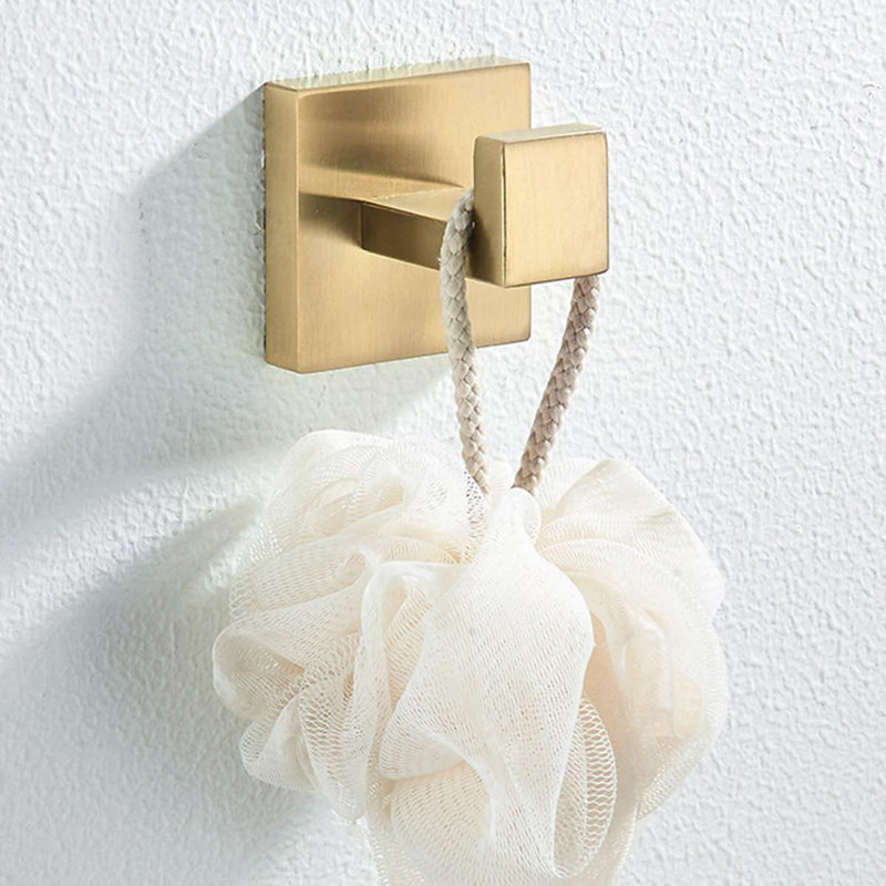 Crochet à serviettes mural robuste en acier inoxydable pour porte de placard d'armoire de cuisine, conception antirouille à empreintes digitales, installation facile, paquet de 2