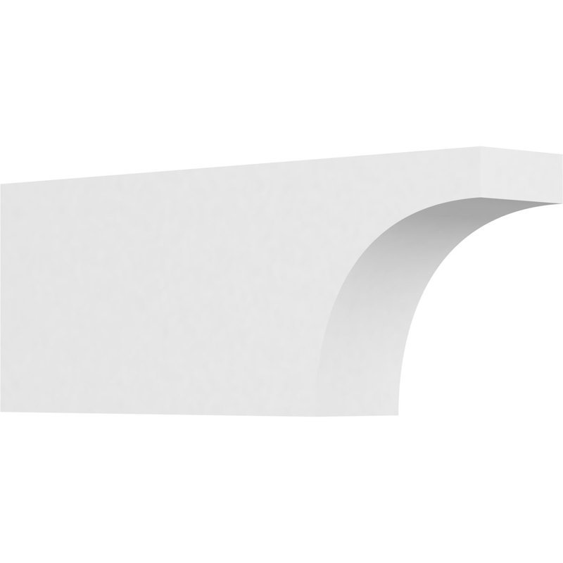 3"W x 6"H x 16"L Standard Huntington Architectural Grade PVC Rafter Tail, 6"H x 3"W x 16"D