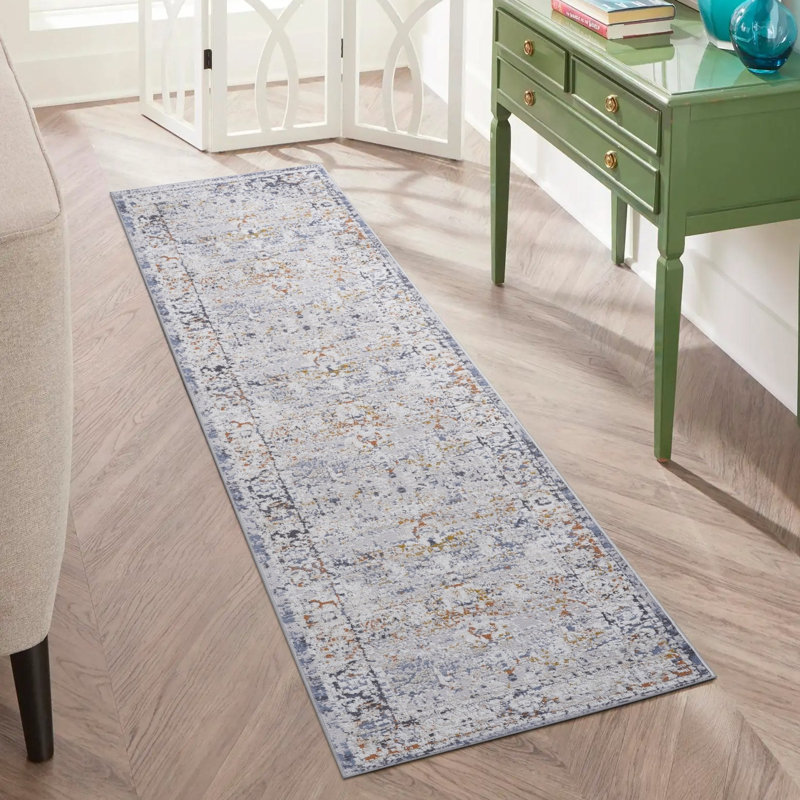 Oriental Indoor / Outdoor Rug, Runner 2'2" x 8'