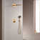Rainier Thermostatic Rainfall Shower System with Rough in-Valve