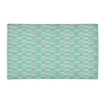 Chenille Chevron Indoor Rug