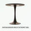 Ensemble de table de salle à manger 3 pièces avec 2 chaises en cuir et des pieds en métal-1970500934-1970500930