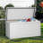 Edrosie Inc 69.6'' W 260 Gallons Water Resistant Resin Lockable Deck Box in White